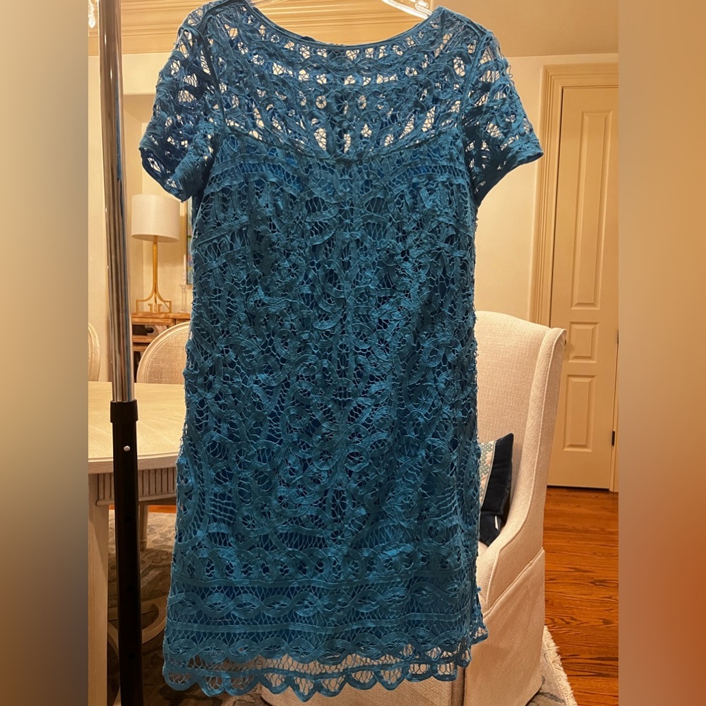 Lilly Pulitzer blue lace dress